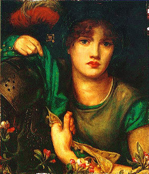 My Lady Greensleeves - Dante Gabriel Rossetti