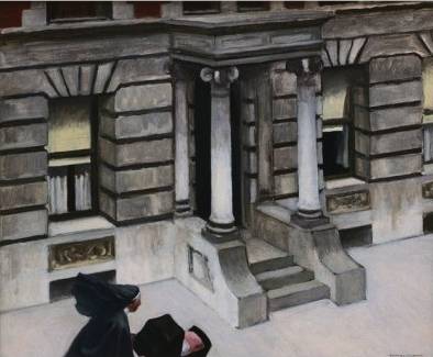 New York Pavements - Edward Hopper