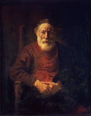 Old Man in Red - Rembrandt van Rijn