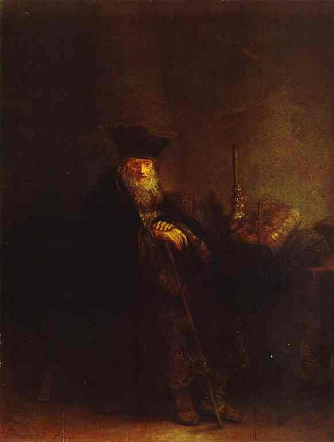 Old Rabbi - Rembrandt van Rijn