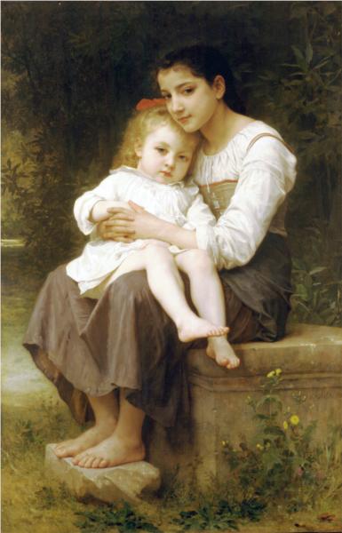 Older Sister - William Adolphe Bouguereau