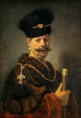 Polish Nobleman - Rembrandt van Rijn