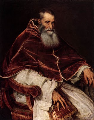 Pope Paul III - Tiziano Titian Vecellio