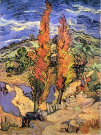 Poplars at St Remy - Vincent van Gogh