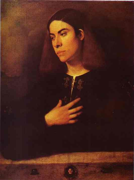 Portrait of a Young Man (Antonio Broccardo) - Giorgione (Giorgio Barbarelli da Castelfranco)