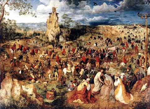 Procession to Calvary - Pieter Bruegel