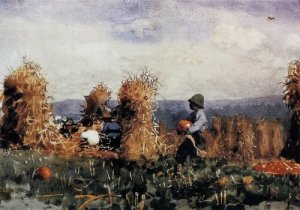 Pumpkin Patch - Winslow Homer