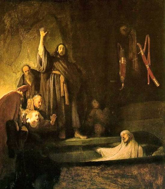 Raising of Lazarus - Rembrandt van Rijn