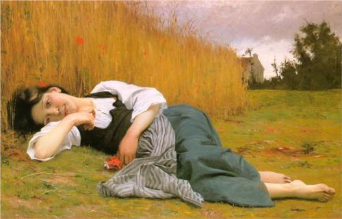 Rest in Harvest - William Adolphe Bouguereau