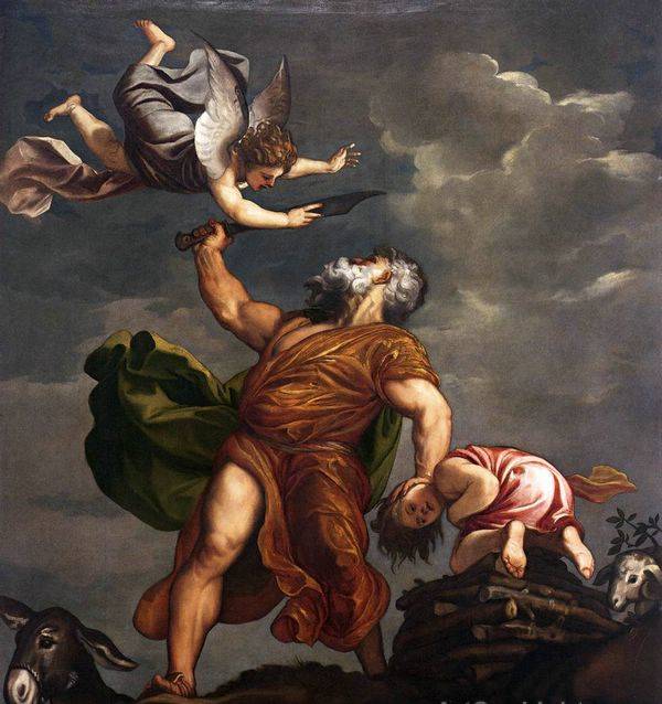 Sacrifice of Isaac - Tiziano Titian Vecellio