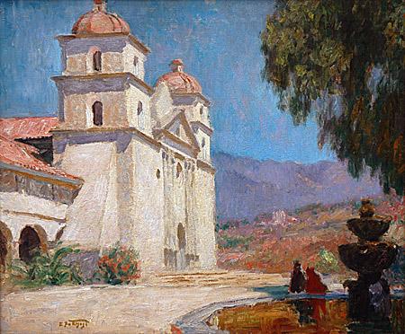 Santa Barbara Mission - Edward Potthast