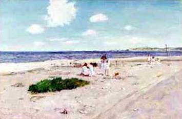 Shell Beach at Shinnecock - William Merritt Chase