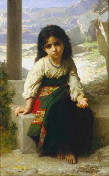 Small Beggar - William Adolphe Bouguereau