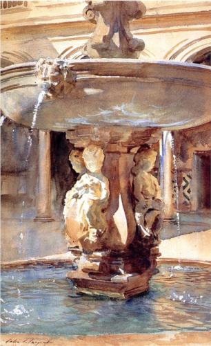 Spanish Fountain - John Singer Sargent
