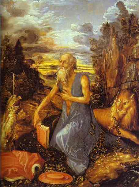 St Jerome in the Wilderness - Albrecht Durer