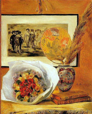 Still Life with Bouquet - Pierre Auguste Renoir