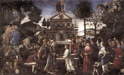 Temptation of Christ - Sandro Botticelli