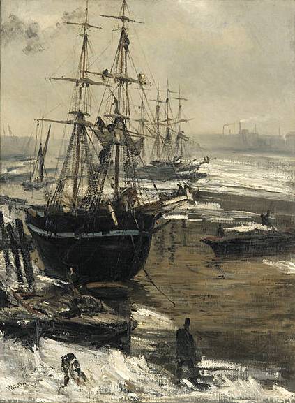 Thames in Ice - James McNeill Whistler