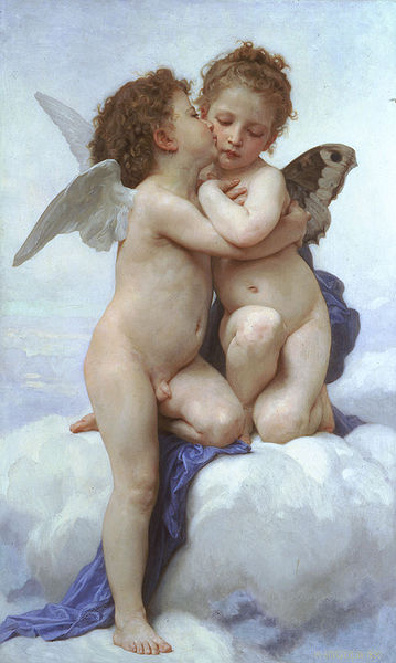 The First Kiss - William Adolphe Bouguereau