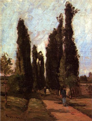 The Road - Camille Pissarro