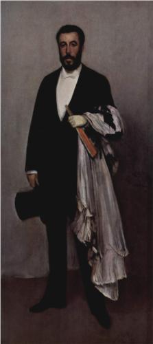 Portrait of Theodure Duret - James McNeill Whistler
