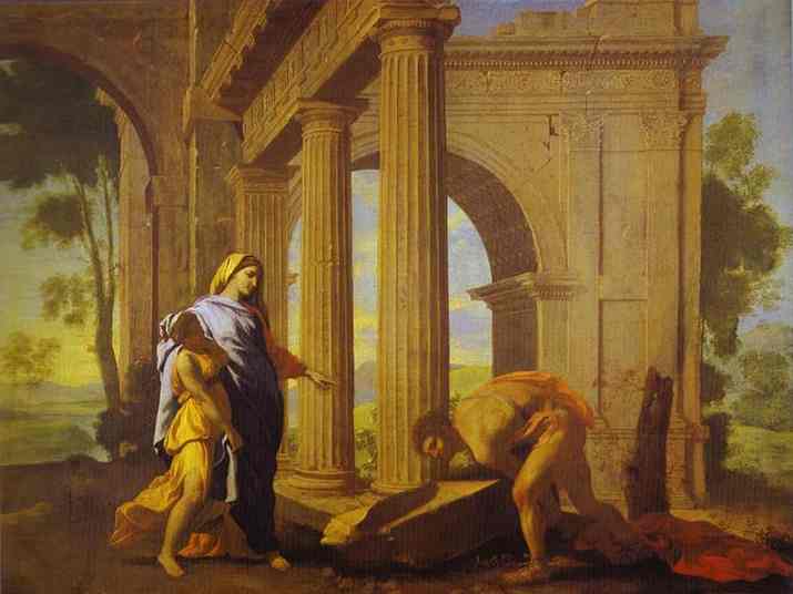 Theseus Finding His Father's Arms - Nicolas Poussin