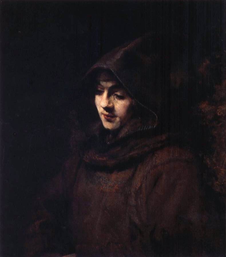 Titus in a Monk Habit - Rembrandt van Rijn