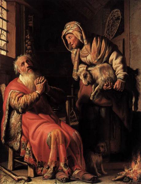 Tobit and Anna - Rembrandt van Rijn