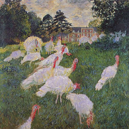 Turkeys - Claude Monet