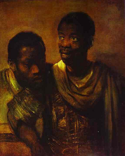 Two Negroes - Rembrandt van Rijn