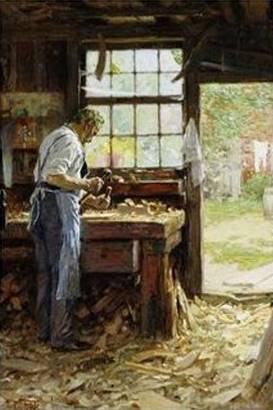 Village Carpenter 1899 - Edward Henry Potthast