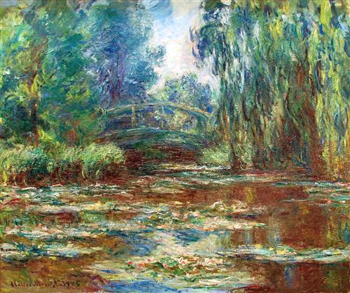 Water Lily Pond and Bridge 1905 - Claude Monet