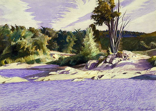 White River at Sharon - Edward Hopper